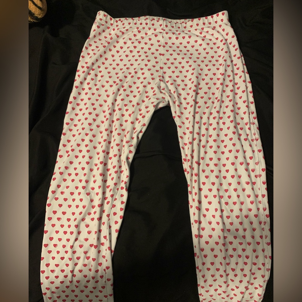 Roller Rabbit pink heart pajama pants